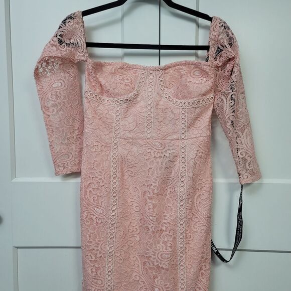 Pretty little things lace midi dress size 4 - Picture 6 of 13